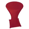 Stretch Stehtisch Husse in Bordeaux (70 cm)  - Bügelfrei, - Produktbild-Vorschau 1