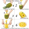 Easy Kitchen Tool Edelstahl Obst Ananasschäler Entkerner Produktbild-Vorschau 5