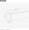 Platan Room TV Lowboard 105 cm breit KASCHMIR Produktbild-Vorschau 7