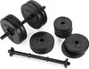 Gymtek sada činek 20kg - 2x rukojeti činek - 4x 2,5kg, 4x Náhled obrázku produktu 2