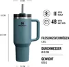 Stanley Quencher H2.0 Trinkflasche FlowState Strohhalm 1.2L Produktbild-Vorschau 2