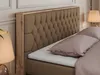 MKS MEBLE King Boxspringbett 200x200 mit Bettkasten Eiche, Produktbild-Vorschau 3