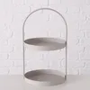 Boltze Etagere Joko, Weiss, Rund, Metall, Beige, Produktbild-Vorschau 5