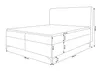 VENASI CLIPSO Boxspringbett 180x200 mit 2 Bettkästen und Produktbild-Vorschau 7