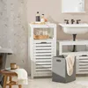 SoBuy kúpeľňový nábytok, kúpeľňová skrinka, skrinka s Náhľad obrázku produktu 9