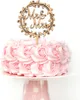 Oblique Unique Torten Kuchen Topper Aufsatz Mr & Mrs Holz Produktbild-Vorschau 4