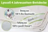 4 Jahreszeiten Bettdecke 155x220 Lyocell Lyocell Bio Produktbild-Vorschau 3
