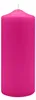 6 Spitzkopf Stumpen Kerzen Fuchsia Pink 200 x Ø 80 mm, Produktbild-Vorschau 2