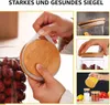 MOOHO 1700ml Vorratsgläser mit Deckel 3er Set, Vorratdosen Produktbild-Vorschau 6
