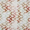 Stoff 100x280 cm, Bio-Baumwolle, geometrisch, granatrot