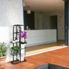 Relaxdays Blumentreppe Metall, 6-stufige Blumenetagere, Produktbild-Vorschau 2
