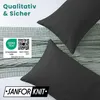 Seitenschläferkissen mit Bezug 40x145 cm Anthrazit - %100 Produktbild-Vorschau 8