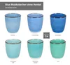 sada 6 hrnků Blue mocha bez ucha 150ml 6 osob Matcha tea Náhled obrázku produktu 4