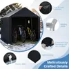 COSTWAY fietsschuur, waterdicht, tuinhuis met rolluikdeur, Productafbeelding-voorbeeld 7