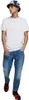 Pánské triko JJEORGANIC BASIC Slim Fit 12156101 White, L Náhled obrázku produktu 11