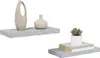 vidaXL Závěsné police 2 ks. Betonově šedá 50x23x3,8 cm MDF Náhled obrázku produktu 5
