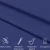 Bettwäsche 135x200 cm Blau 2-teilig einfarbig Mikrofaser Produktbild-Vorschau 4