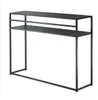 CALICOSY - Console en métal noir L112 cm - OLLI Voir les images du produit 3