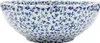 A white ceramic bowl with a blue floral pattern. Náhled obrázku produktu