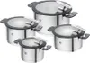 ZWILLING Kochtopfset, 4-tlg | rund | Edelstahl Produktbild-Vorschau 1