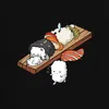Kawaii Sushi Niedlich Onigiri Nigiri Katze Cartoon Japan Produktbild-Vorschau 3