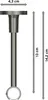 Interdeco Gardinenstange / Vorhangstange Edelstahl-Optik, Produktbild-Vorschau 2