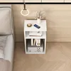 Nočný stolík pravý/ľavý biely do spálne obývačky Moderný Náhľad obrázku produktu 2