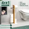 set da toilette eluno 4in1, scopino, portarotolo (di Anteprima dell’immagine prodotto 2