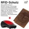 RFID Büffel Echt Leder Geldbörse Portemonnaie Herren mit Produktbild-Vorschau 7
