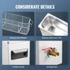 SucceBuy 10L pulitore ad ultrasuoni per pistole, 300W Anteprima dell’immagine prodotto 5