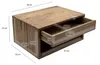 CONSOLE DE NUIT MURALE WOHNLING, 50x35 cm, en bois d'acacia Voir les images du produit 3