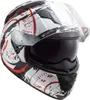 LS2 FF320 Stream Evo Tacho Helm Farbe: Weiß/Schwarz/Rot, Produktbild-Vorschau 5