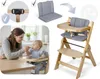 NUKIDO höhenverstellbarer Hochstuhl Babystuhl aus Holz Produktbild-Vorschau 13