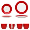 Servizio da caffè da 18 pezzi Variant, porcellana rossa, Anteprima dell’immagine prodotto 5