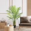 HOMCOM Grand palmier artificiel 120 cm, plante artificielle Voir les images du produit 2