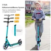 COSTWAY Kinder Roller klappbar mit Leuchten, Scooter Produktbild-Vorschau 4