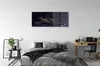 Glasbilder 125x50 Wandkunst Licht Himmel Karte Produktbild-Vorschau 3