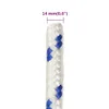 vidaXL Bootsseil Weiß 14 mm 100 m Polypropylen -  Seile Produktbild-Vorschau 11