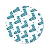 MuchoWow® Mauspad Mousepad Socken - Schnittmuster - Herzen Produktbild-Vorschau 1