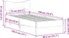vidaXL Massivholzbett ohne Matratze Wachsbraun 75x190 cm Produktbild-Vorschau 8