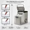 3,2L Eiswürfelbereiter, Ice Maker 24 Eiswürfel in 15 min, Produktbild-Vorschau 2