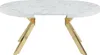 Esstisch - ausziehbar - 4 bis 8 Personen - MDF & Stahl - Produktbild-Vorschau 5