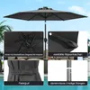 COSTWAY Sonnenschirm 230cm Gartenschirm mit Produktbild-Vorschau 7