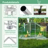 GIHAUVIA - Hühnerstall 3x4x2m Außenzaun Kleintierzaun Produktbild-Vorschau 4