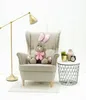 Gustaw Lapin Bunny Ours en peluche Grand XXL (beige, 70cm) Voir les images du produit 2