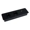 DesignLight Möbel-Einbausteckdose TAOBOX schwarz mit USB A Produktbild-Vorschau 3
