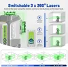 Huepar Pro GS03CG 360 stupňový krížový laser zelený, Náhľad obrázku produktu 7