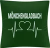 multifanshop Kissenbezug - Mönchengladbach - Herzschlag, Produktbild-Vorschau 1