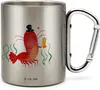Mr. & Mrs. Panda Thermobecher Hummer Weizen - Transparent - Produktbild-Vorschau 1