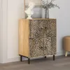 vidaXL Armoire d'appoint 60x33x75 cm bois massif mangue Voir les images du produit 3